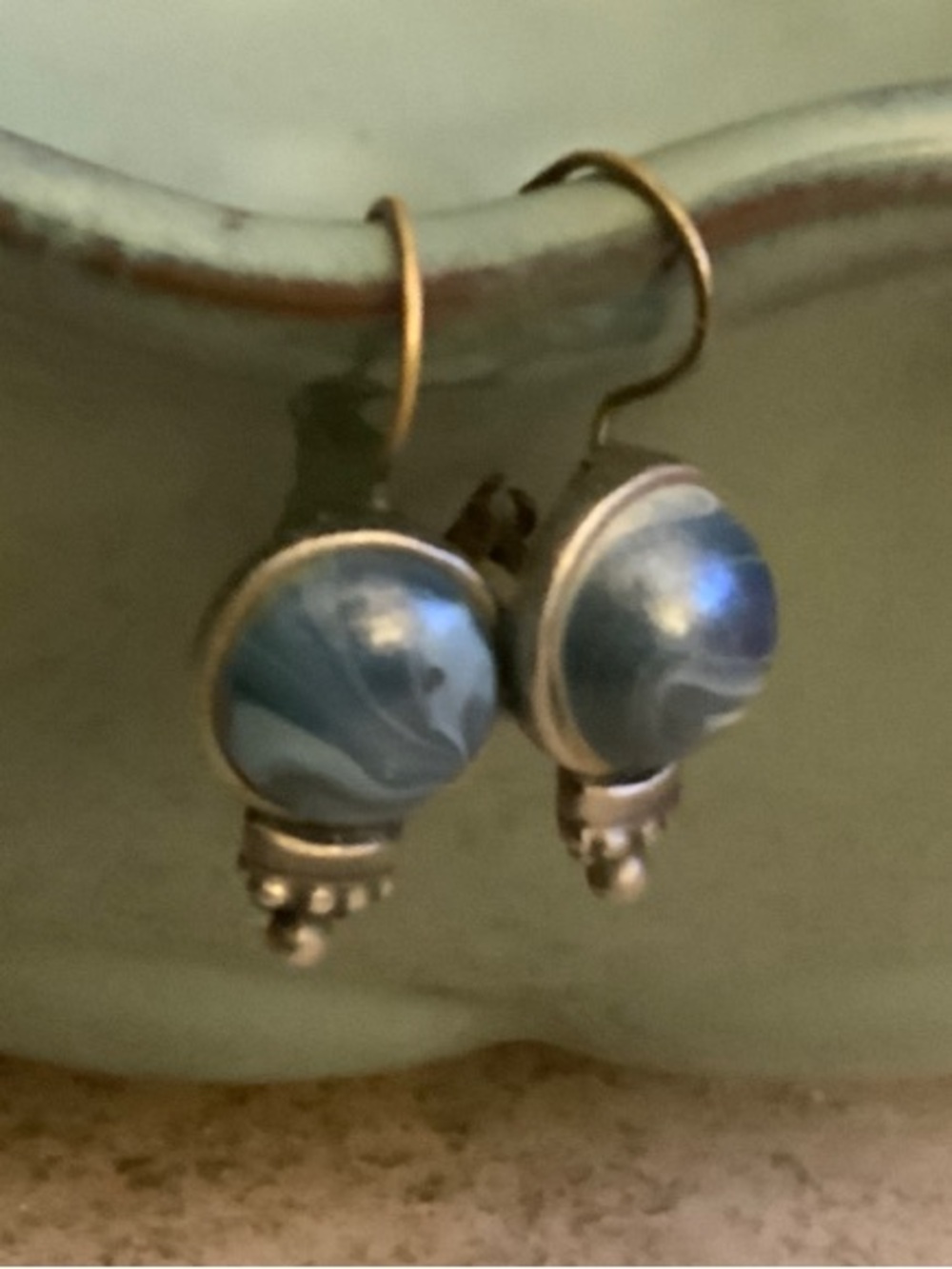 Blue Drop Earrings